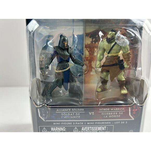 Warcraft Alliance vs Horde 2-Pack Mini Figures NIP - Picture 2 of 7